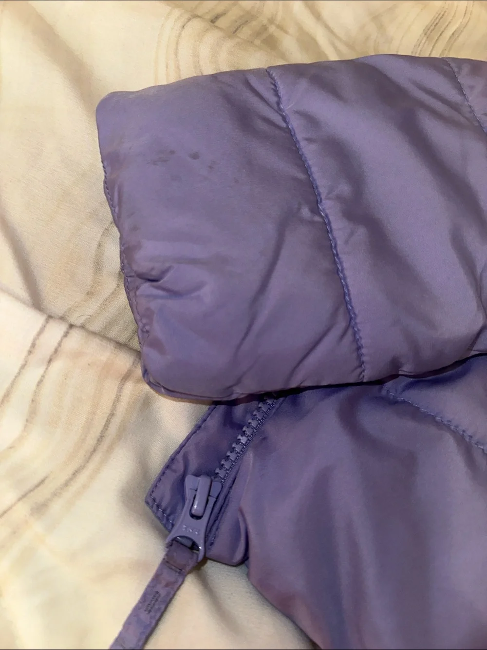 The Children's Place Lavender Hooded Puffer Jacket for Kids
